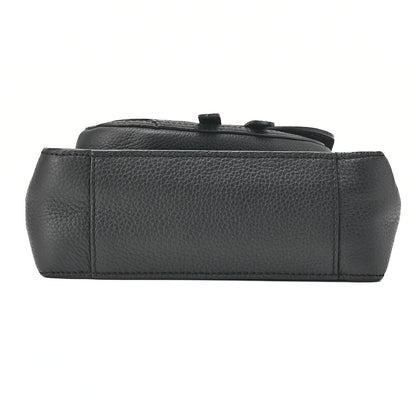Dior Homme Saddle Handbag Mini, Leather, Black, Silver-Tone Hardware, Pre-Owned - Vintage La Charme