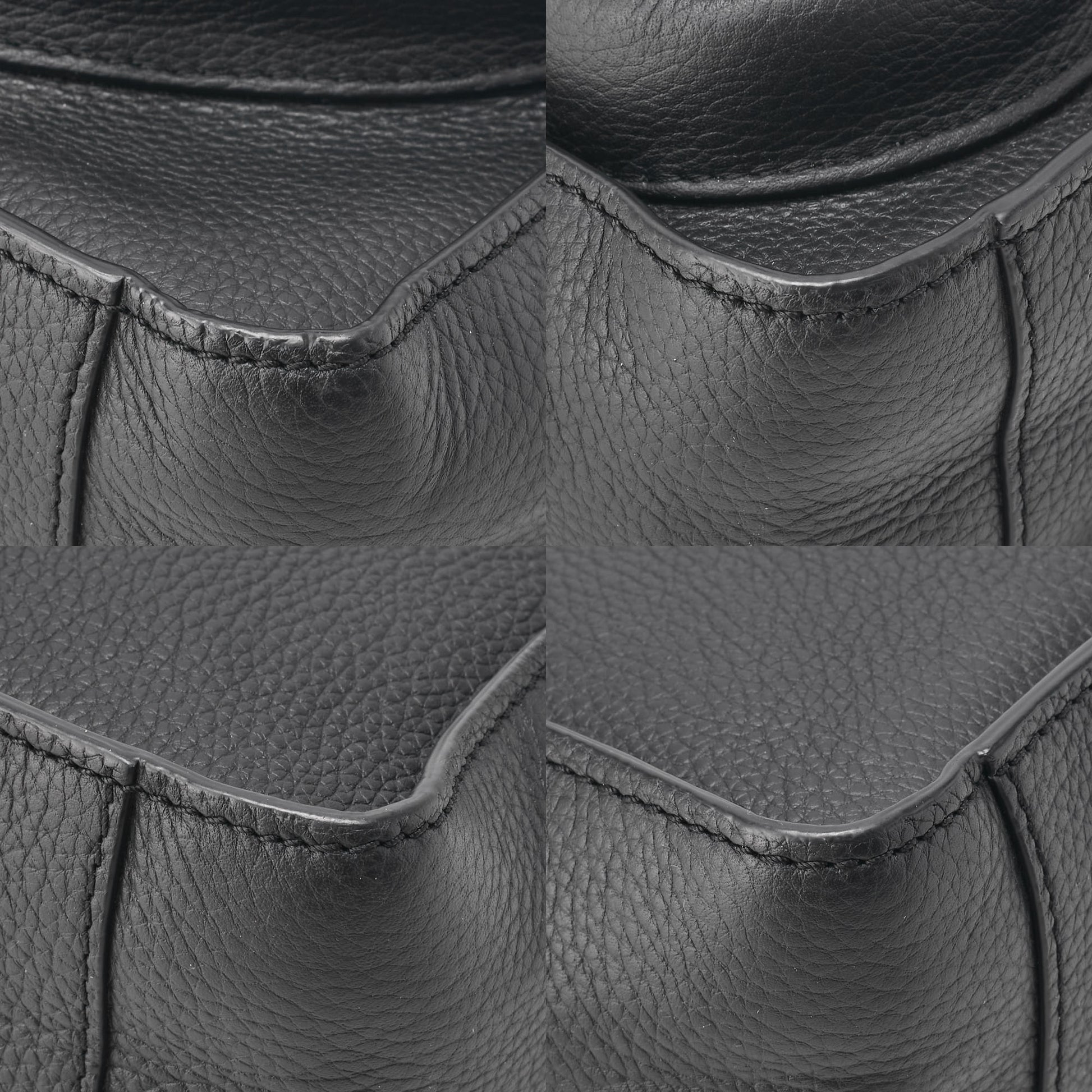 Dior Homme Saddle Handbag Mini, Leather, Black, Silver-Tone Hardware, Pre-Owned - Vintage La Charme