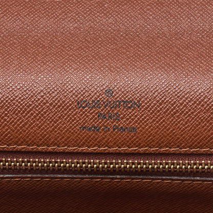 Louis Vuitton Handbag Monceau Monogram Canvas Brown Gold-Tone Hardware Pre-Owned - Vintage La Charme