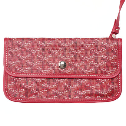 GOYARD Saint Louis PM Tote Bag, Coated Canvas, Red, Silver-Tone Hardware, Pre-Owned - Vintage La Charme