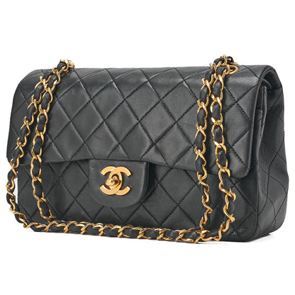 CHANEL Shoulder Bag Matelasse 23 Double Flap Lambskin Beige Gold-Tone Hardware Pre-Owned - Vintage La Charme