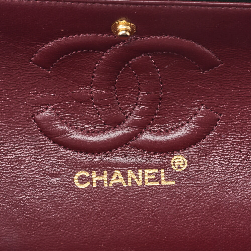 CHANEL Shoulder Bag Matelasse 23 Double Flap Lambskin Beige Gold-Tone Hardware Pre-Owned - Vintage La Charme