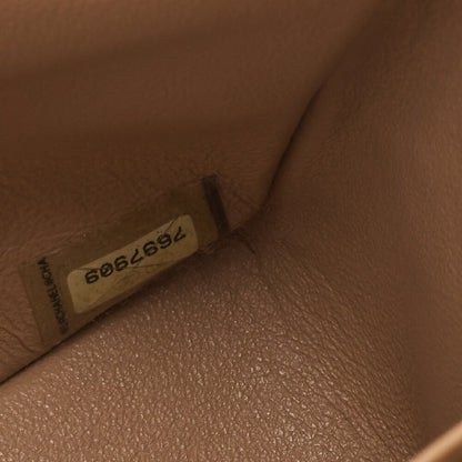 CHANEL Shoulder Bag Matelasse Double Flap Lambskin Beige Gold-Tone Hardware Pre-Owned - Vintage La Charme