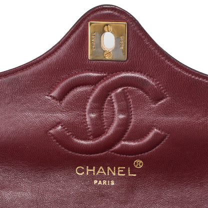 CHANEL Mini Shoulder Bag Matelasse Turn Lock Lambskin Navy Gold-Tone Hardware Pre-Owned - Vintage La Charme