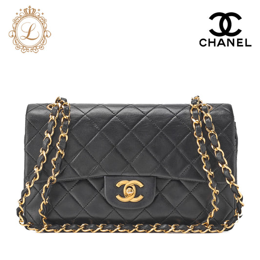 CHANEL Shoulder Bag Matelasse 23 Double Flap Chain Lambskin Beige Gold-Tone Hardware Pre-Owned - Vintage La Charme