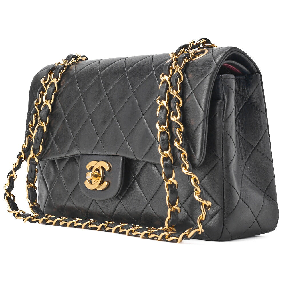 CHANEL Shoulder Bag Matelasse 23 Double Flap Chain Lambskin Beige Gold-Tone Hardware Pre-Owned - Vintage La Charme