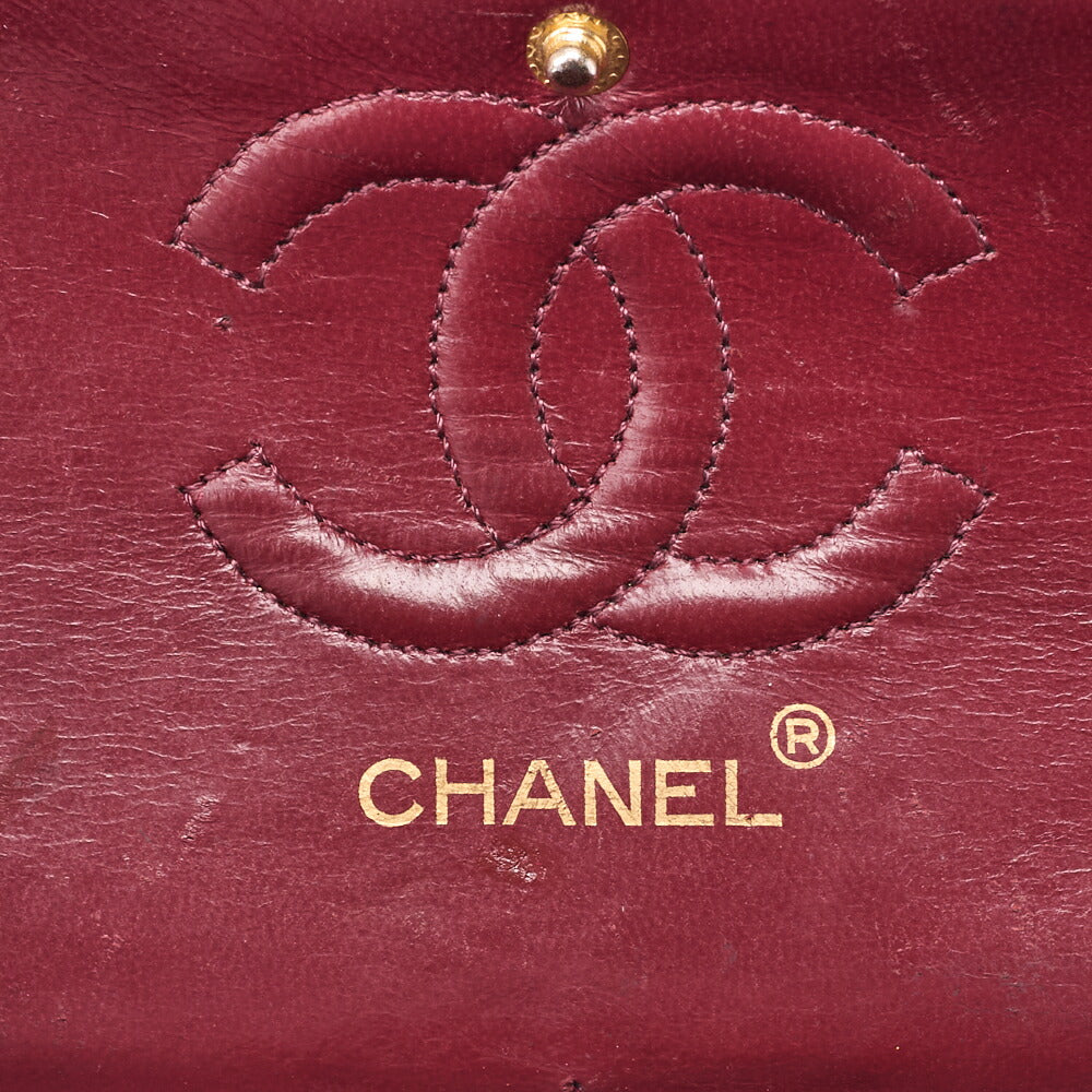 CHANEL Shoulder Bag Matelasse 23 Double Flap Chain Lambskin Beige Gold-Tone Hardware Pre-Owned - Vintage La Charme