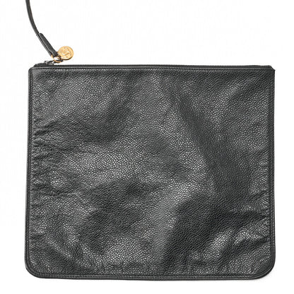CHANEL Shoulder Bag, Triple Coco Drawstring, Caviar Skin, Black, Gold-Tone Hardware, Pre-Owned - Vintage La Charme