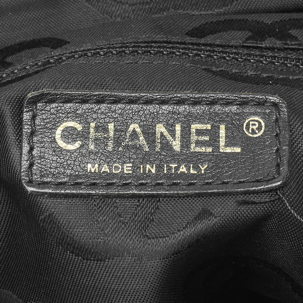 Chanel Shoulder Bag Ultra Stitch Chain Tote Leather Black Gold-Tone Hardware Pre-Owned - Vintage La Charme