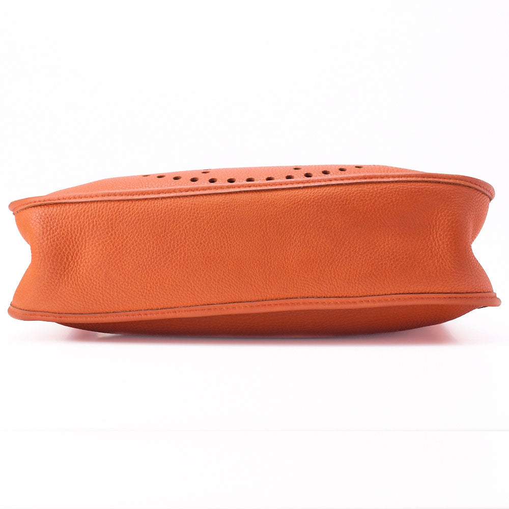 HERMES Evelyn GM 1 Ann Shoulder Bag, Tryon Orange, Gold-Tone Hardware, Pre-Owned - Vintage La Charme