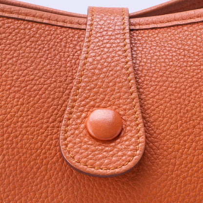 HERMES Evelyn GM 1 Ann Shoulder Bag, Tryon Orange, Gold-Tone Hardware, Pre-Owned - Vintage La Charme