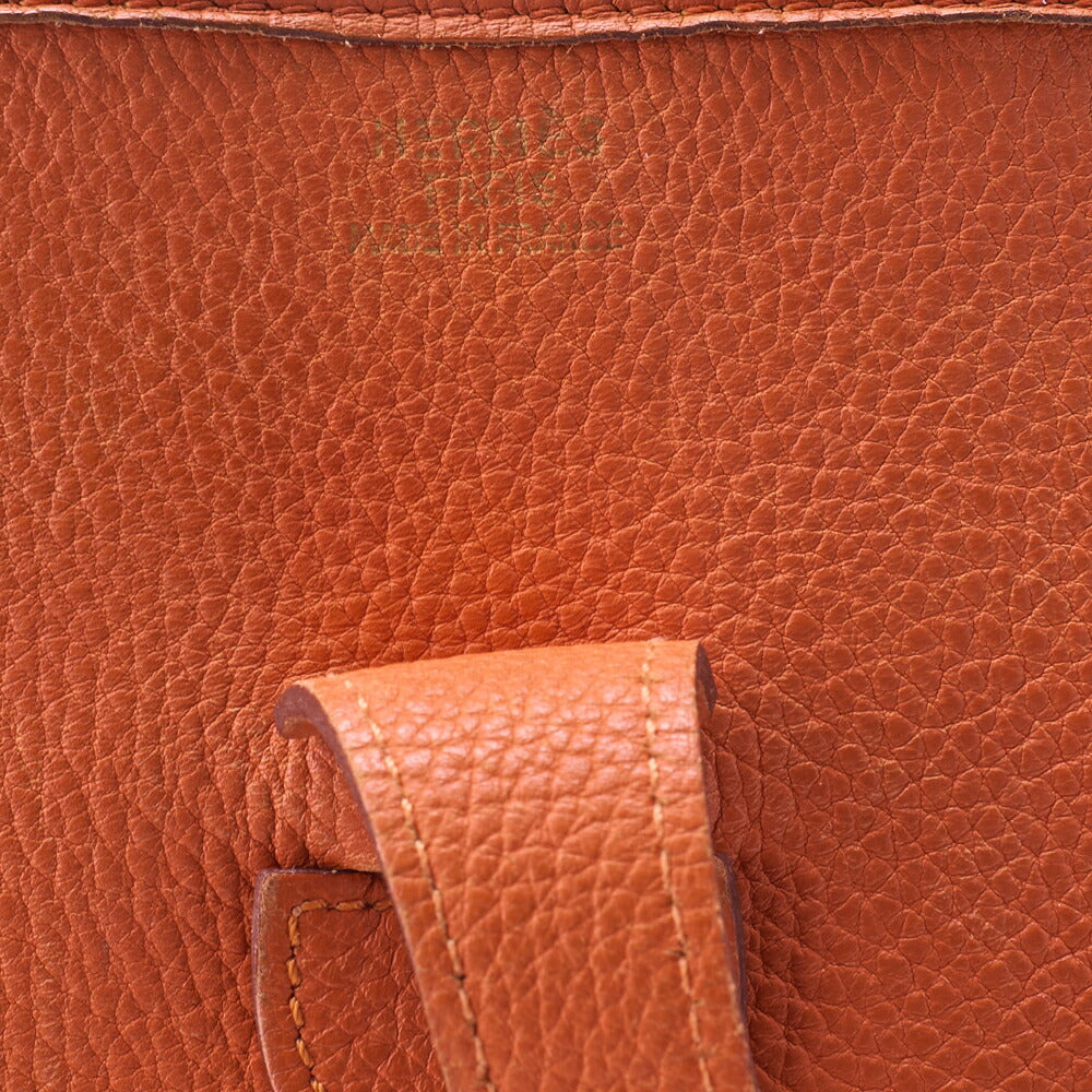 HERMES Evelyn GM 1 Ann Shoulder Bag, Tryon Orange, Gold-Tone Hardware, Pre-Owned - Vintage La Charme