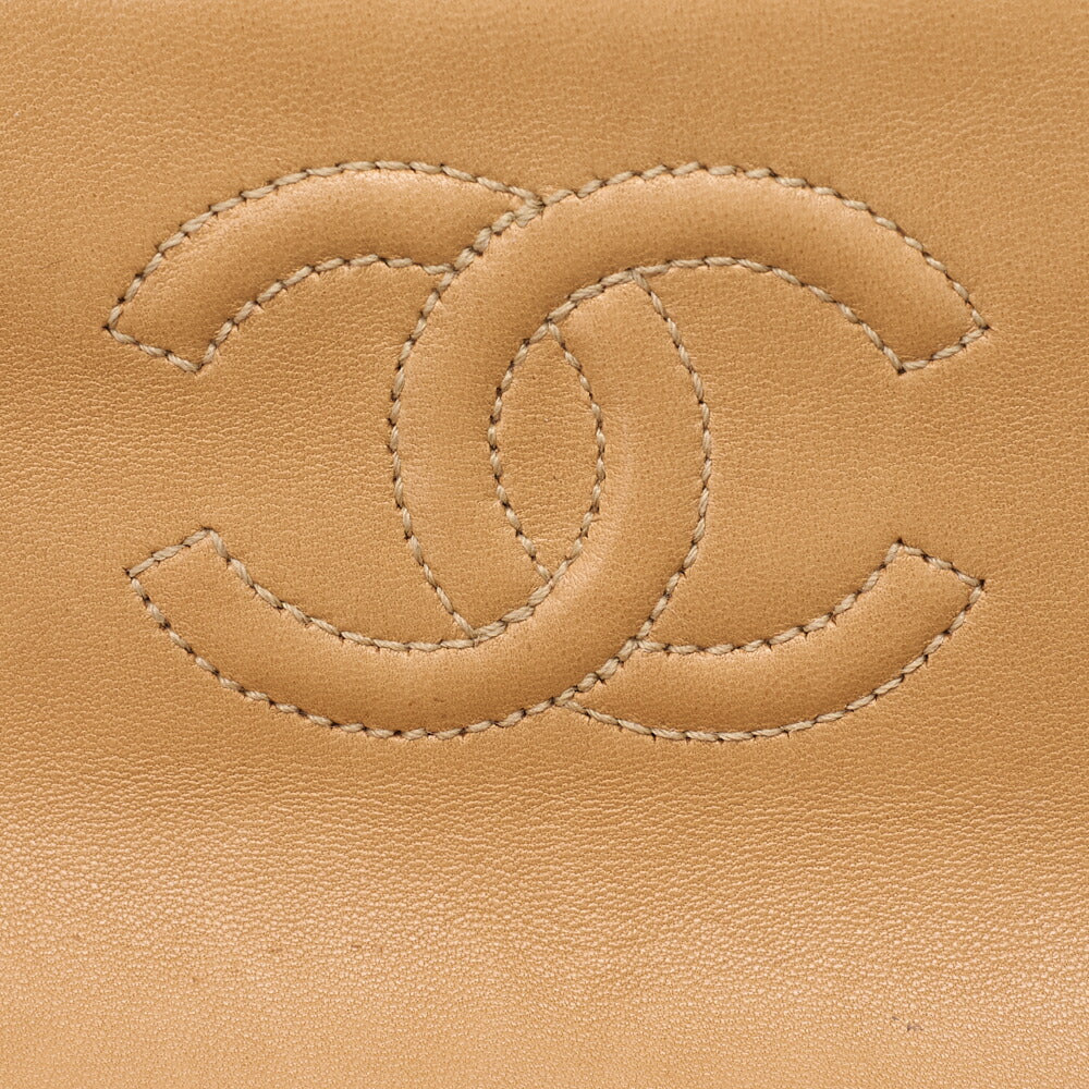 Chanel Shoulder Bag Matelasse Lambskin Tortoiseshell Pattern Beige Gold-Tone Hardware Pre-Owned - Vintage La Charme