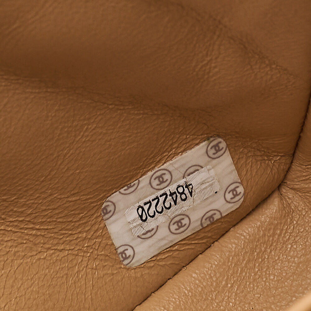 Chanel Shoulder Bag Matelasse Lambskin Tortoiseshell Pattern Beige Gold-Tone Hardware Pre-Owned - Vintage La Charme