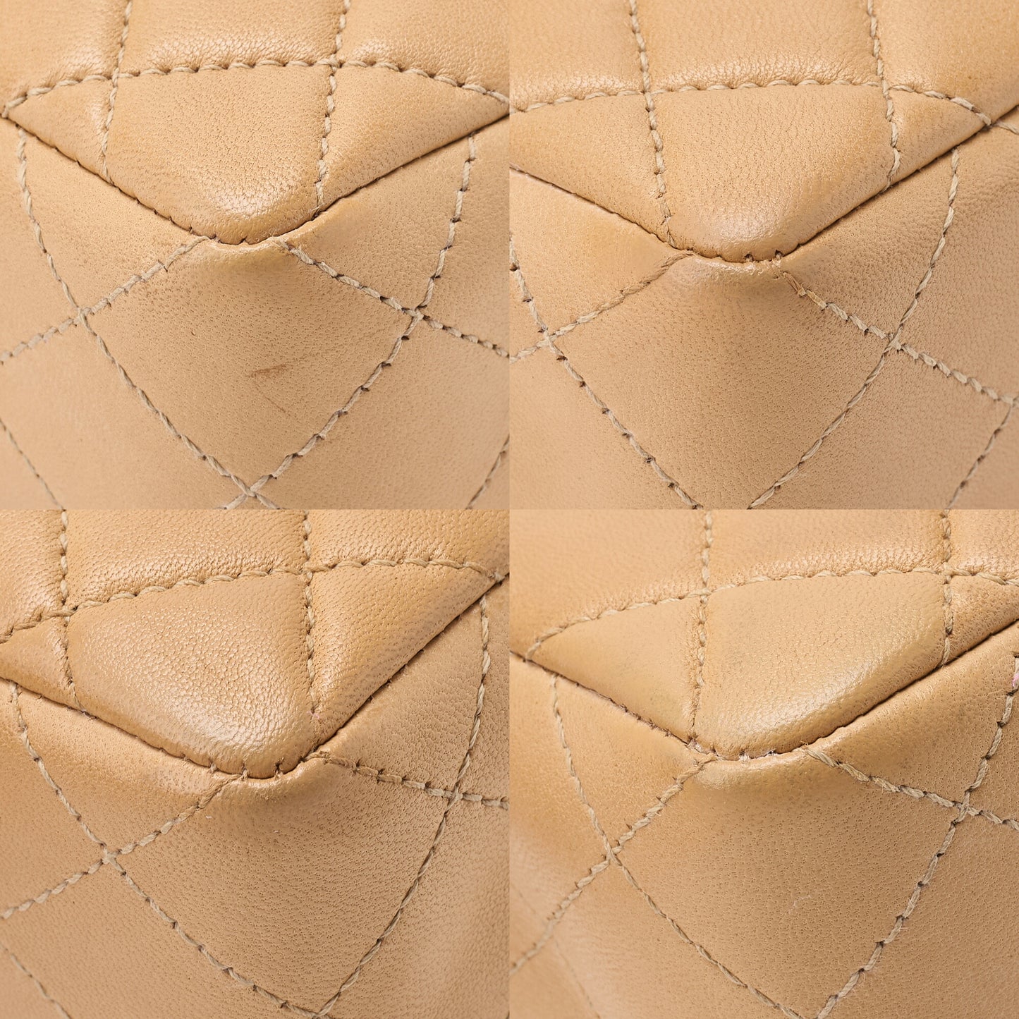 Chanel Shoulder Bag Matelasse Lambskin Tortoiseshell Pattern Beige Gold-Tone Hardware Pre-Owned - Vintage La Charme