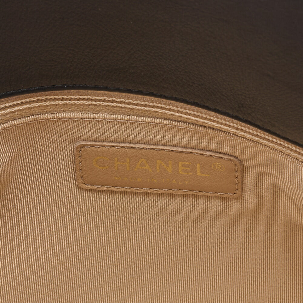 CHANEL Chanel Shoulder Bag Matelasse Calfskin Black Coco Mark (Gold Fittings) Women's [Used] - Vintage La Charme