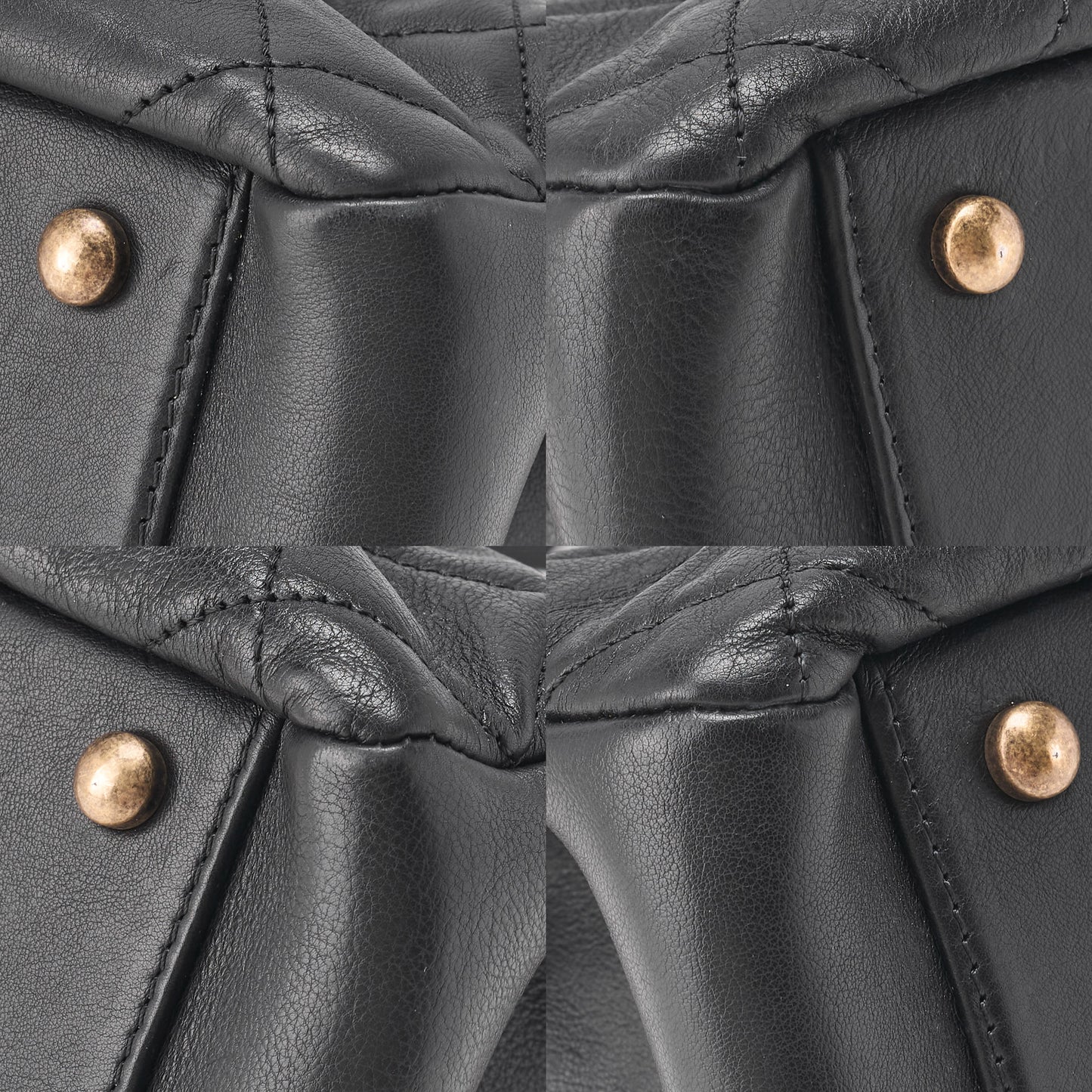 CHANEL Chanel Shoulder Bag Matelasse Calfskin Black Coco Mark (Gold Fittings) Women's [Used] - Vintage La Charme