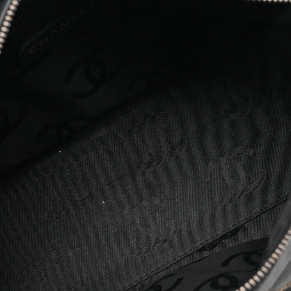 CHANEL Shoulder Bag, Coco Mark Wild Stitch, Calfskin, Black, Gold-Tone Hardware, Pre-Owned - Vintage La Charme