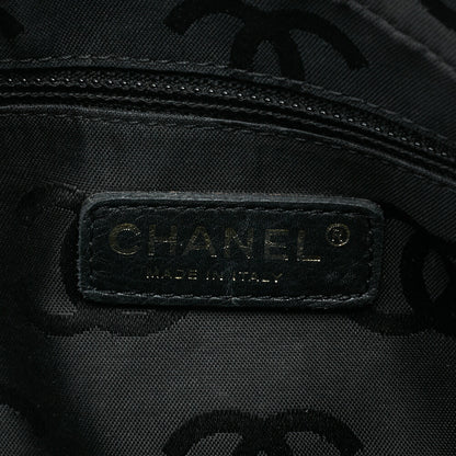 CHANEL Shoulder Bag, Coco Mark Wild Stitch, Calfskin, Black, Gold-Tone Hardware, Pre-Owned - Vintage La Charme