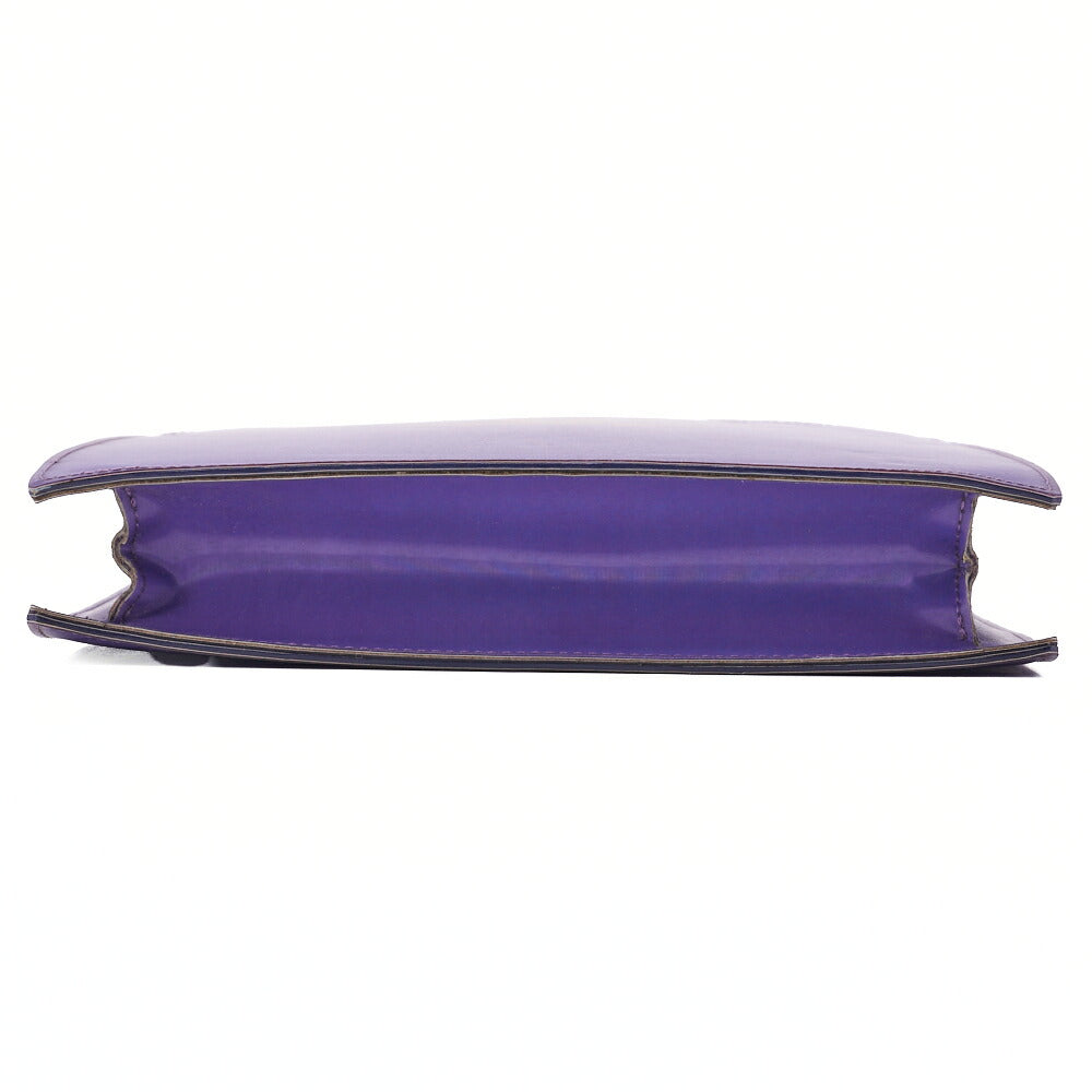 Chanel Shoulder Bag Coco Mark Logo Hologram Vinyl Purple Silver-Tone Hardware Pre-Owned - Vintage La Charme