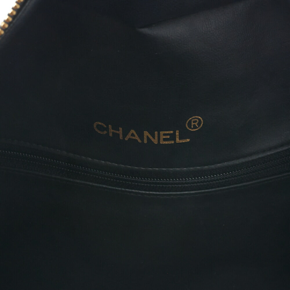 CHANEL Handbag Boston Bag Matelasse Calfskin White Gold-Tone Hardware Pre-Owned - Vintage La Charme