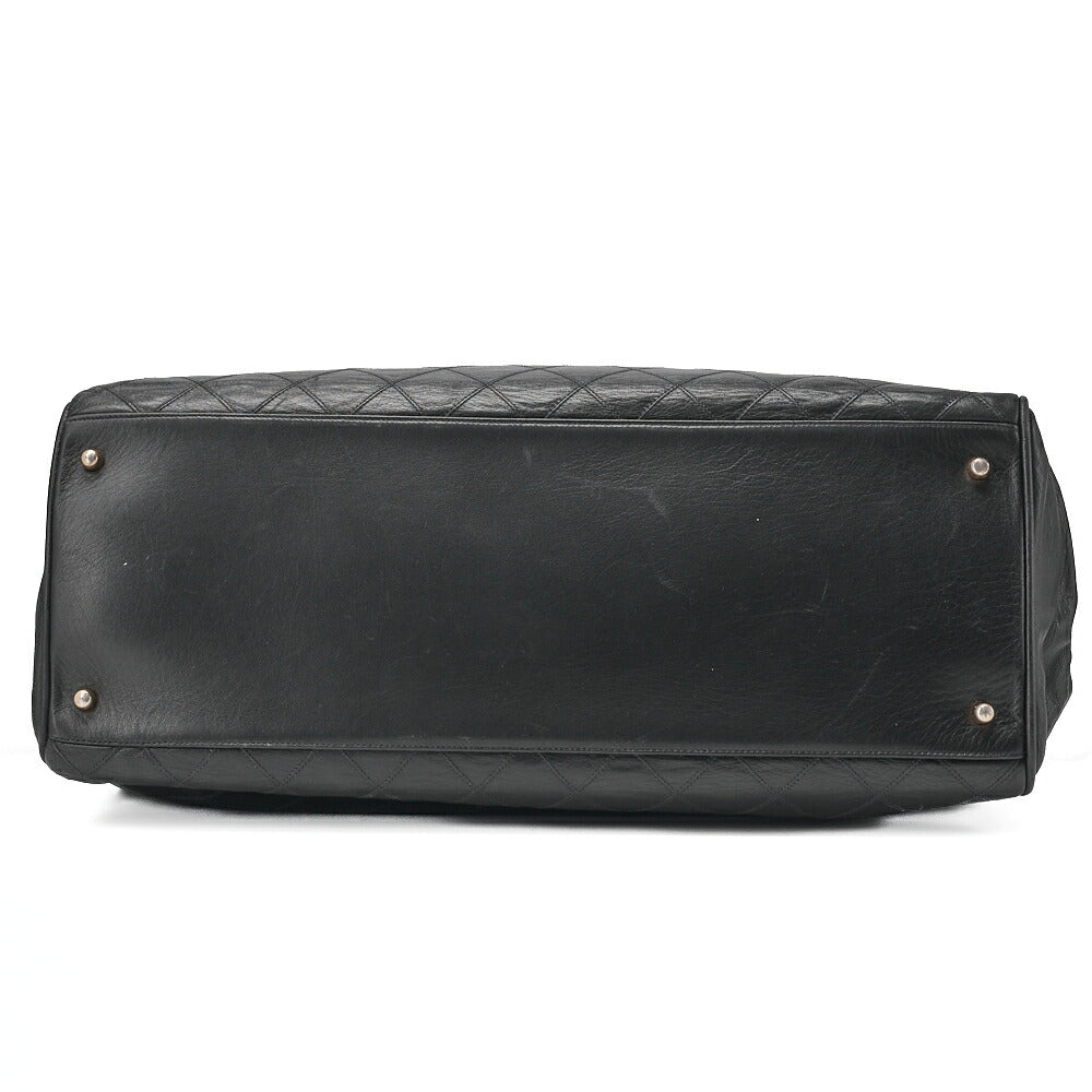 CHANEL Shoulder Bag Supermodel Matlasse Bicolore Double Chain Shoulder Lambskin Black Gold-Tone Hardware, Pre-Owned
