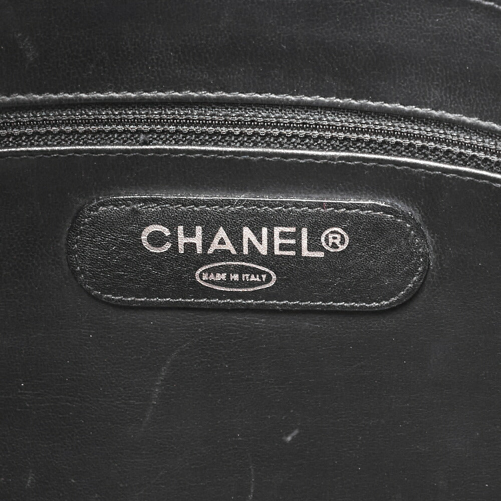 CHANEL Shoulder Bag Supermodel Matlasse Bicolore Double Chain Shoulder Lambskin Black Gold-Tone Hardware, Pre-Owned