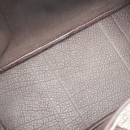 HERMES Garden Party PM Tote Bag Toal Assault Brown Silver-Tone Hardware, Pre-Owned
