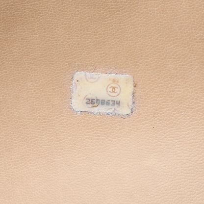CHANEL Big Coco Mark Tote Bag Caviar Skin Beige Gold-Tone Hardware, Pre-Owned