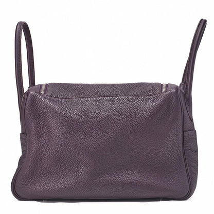 HERMES Lindy 34 Shoulder Bag Triyon Clemence Lesan Silver-Tone Hardware, Pre-Owned
