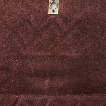 CHANEL Shoulder Bag Matrasse Suede Tortoiseshell Plastic Chain Shoulder Brown Gold-Tone Hardware, Pre-Owned