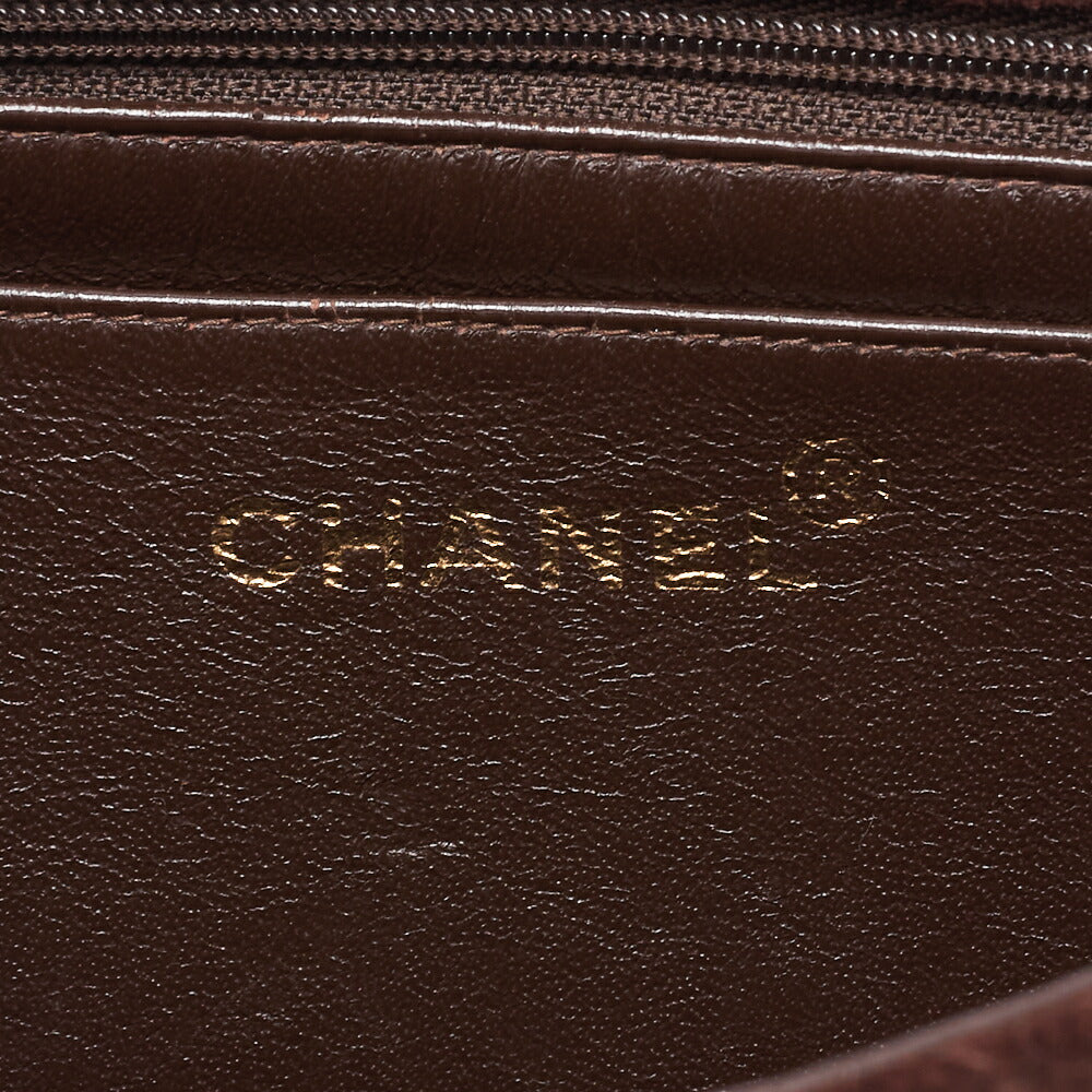 CHANEL Shoulder Bag Matrasse Suede Tortoiseshell Plastic Chain Shoulder Brown Gold-Tone Hardware, Pre-Owned