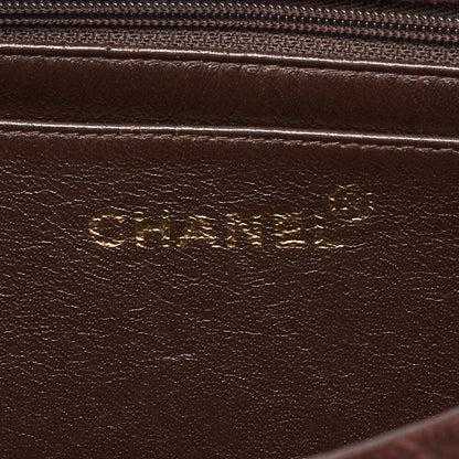 CHANEL Shoulder Bag Matrasse Suede Tortoiseshell Plastic Chain Shoulder Brown Gold-Tone Hardware, Pre-Owned