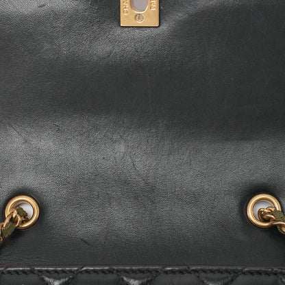 CHANEL Mini Matelassé Turnlock Chain Shoulder Bag Lambskin Bicolor Gold-Tone Hardware, Pre-Owned