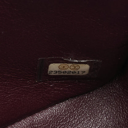CHANEL Mini Matelassé Turnlock Chain Shoulder Bag Lambskin Bicolor Gold-Tone Hardware, Pre-Owned