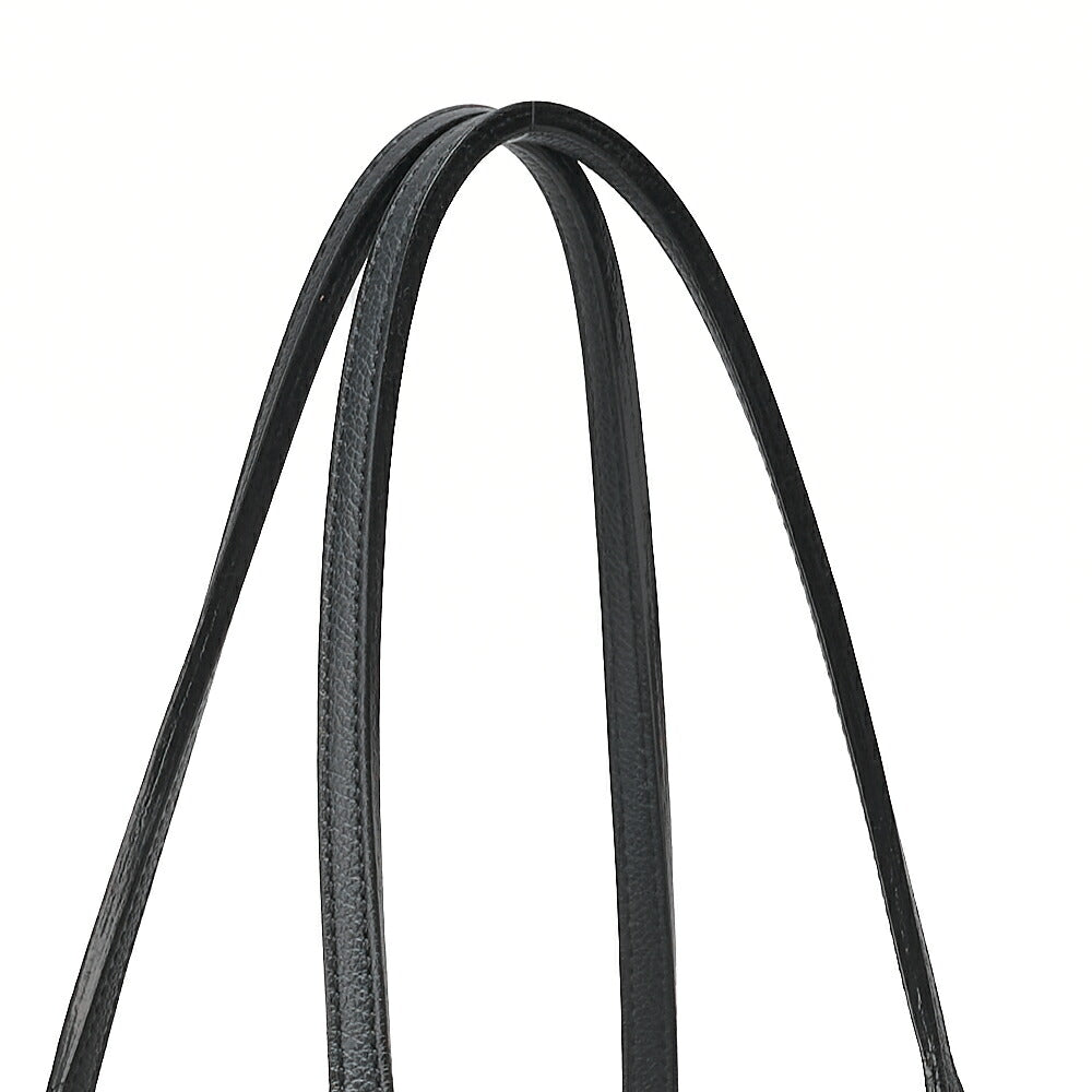 GOYARD [Goyard] Saint-Louis PM Tote Bag Coated Canvas Black Silver-Tone Hardware, Pre-Owned