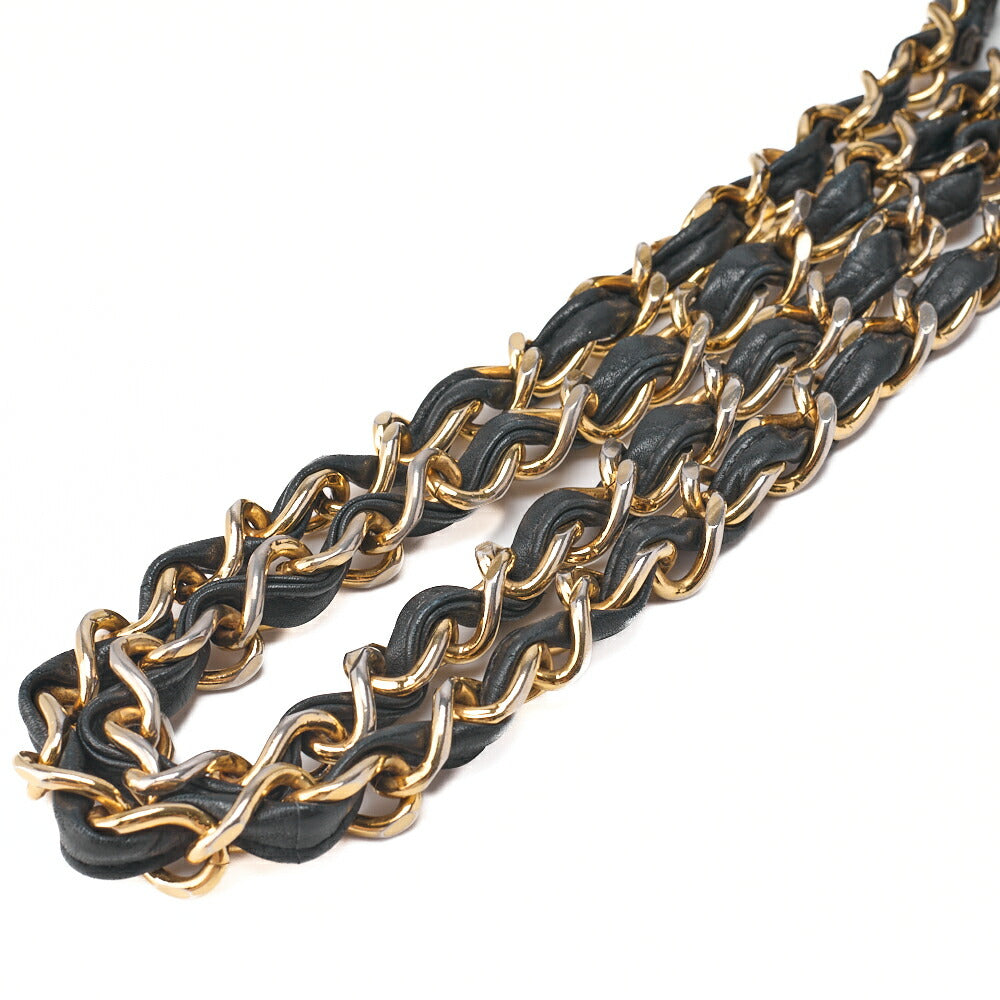 CHANEL Shoulder Bag Big Coco Turnlock Matelassé Black Gold-Tone Hardware, Pre-Owned