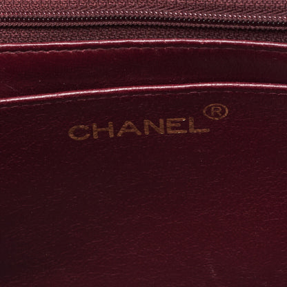 CHANEL Shoulder Bag Matelassé Lambskin Diana Flap Chain Shoulder Black Gold-Tone Hardware, Pre-Owned