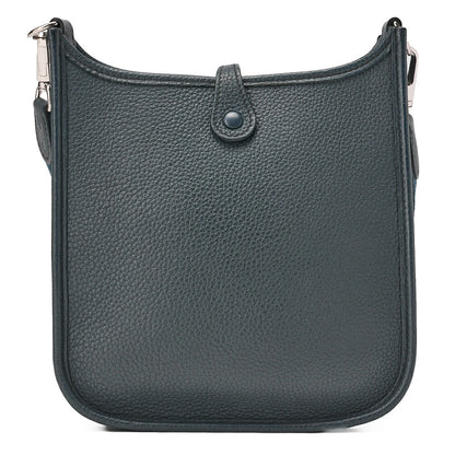 HERMES Evelyn TPM Shoulder Bag Tryon Clemence Blue Orage Blue orage Silver-Tone Hardware, Pre-Owned