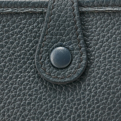 HERMES Evelyn TPM Shoulder Bag Tryon Clemence Blue Orage Blue orage Silver-Tone Hardware, Pre-Owned