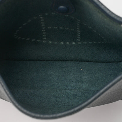 HERMES Evelyn TPM Shoulder Bag Tryon Clemence Blue Orage Blue orage Silver-Tone Hardware, Pre-Owned
