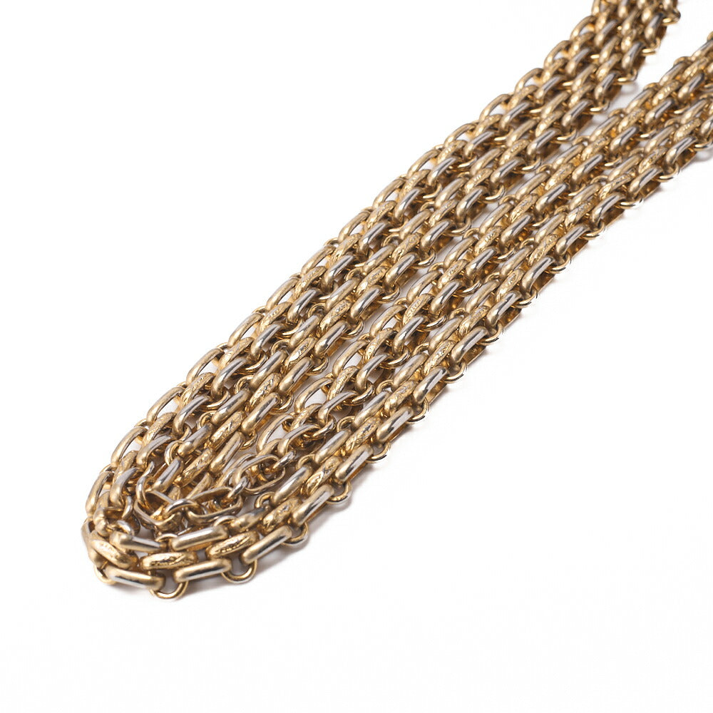 CHANEL Chain Shoulder Bag Matelassé 2.55 Vintage Calf Large Size Black Gold-Tone Hardware, Pre-Owned
