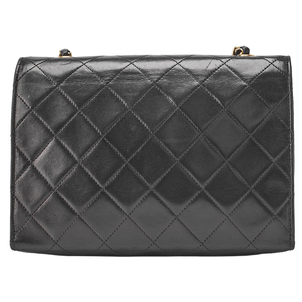 CHANEL Shoulder Bag Tote Bag Matelassé Lambskin Big Coco Chain Shoulder Black Gold-Tone Hardware, Pre-Owned