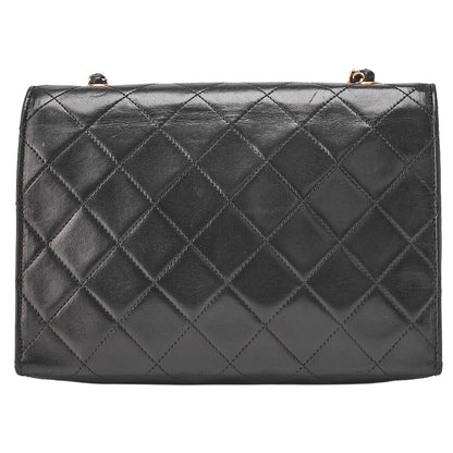 CHANEL Shoulder Bag Tote Bag Matelassé Lambskin Big Coco Chain Shoulder Black Gold-Tone Hardware, Pre-Owned