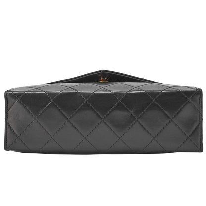 CHANEL Shoulder Bag Tote Bag Matelassé Lambskin Big Coco Chain Shoulder Black Gold-Tone Hardware, Pre-Owned
