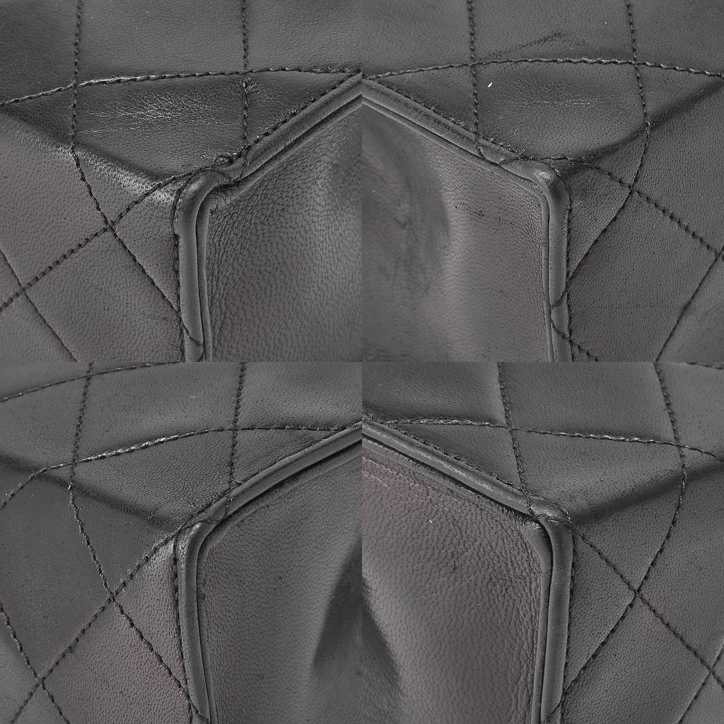 CHANEL Shoulder Bag Tote Bag Matelassé Lambskin Big Coco Chain Shoulder Black Gold-Tone Hardware, Pre-Owned