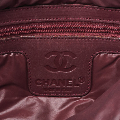 CHANEL Matelassé Tote Bag Silver Fittings Coco Large Tote Brand Silver-Tone Hardware, Pre-Owned