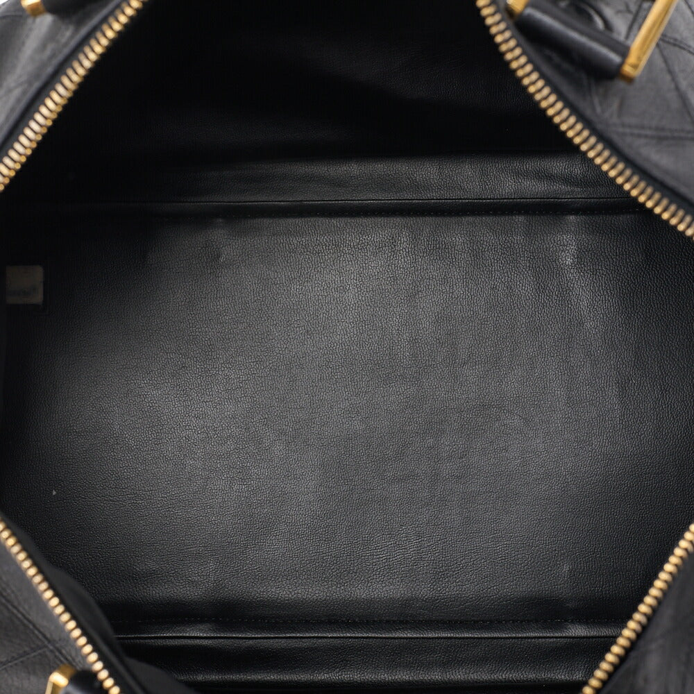 CHANEL Shoulder Bag Tote Bag Lambskin Black Black Gold-Tone Hardware, Pre-Owned