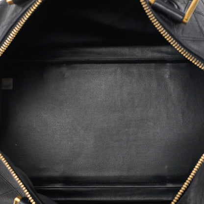 CHANEL Shoulder Bag Tote Bag Lambskin Black Black Gold-Tone Hardware, Pre-Owned