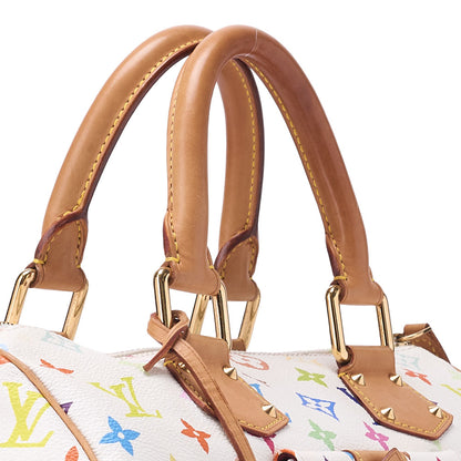 LOUIS VUITTON Louis Vuitton Monogram Speedy 30 Handbag Multicolor M92643 Gold-Tone Hardware, Pre-Owned